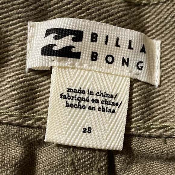 NEW Billabong Drift Away Sage Denim Cutoff Frayed Hem Shorts NWT - Picture 6 of 13